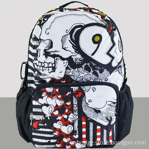 Poly Print Shoulder Strap Backpack Bag, Travel Bags, Laptop Bags (HS374)